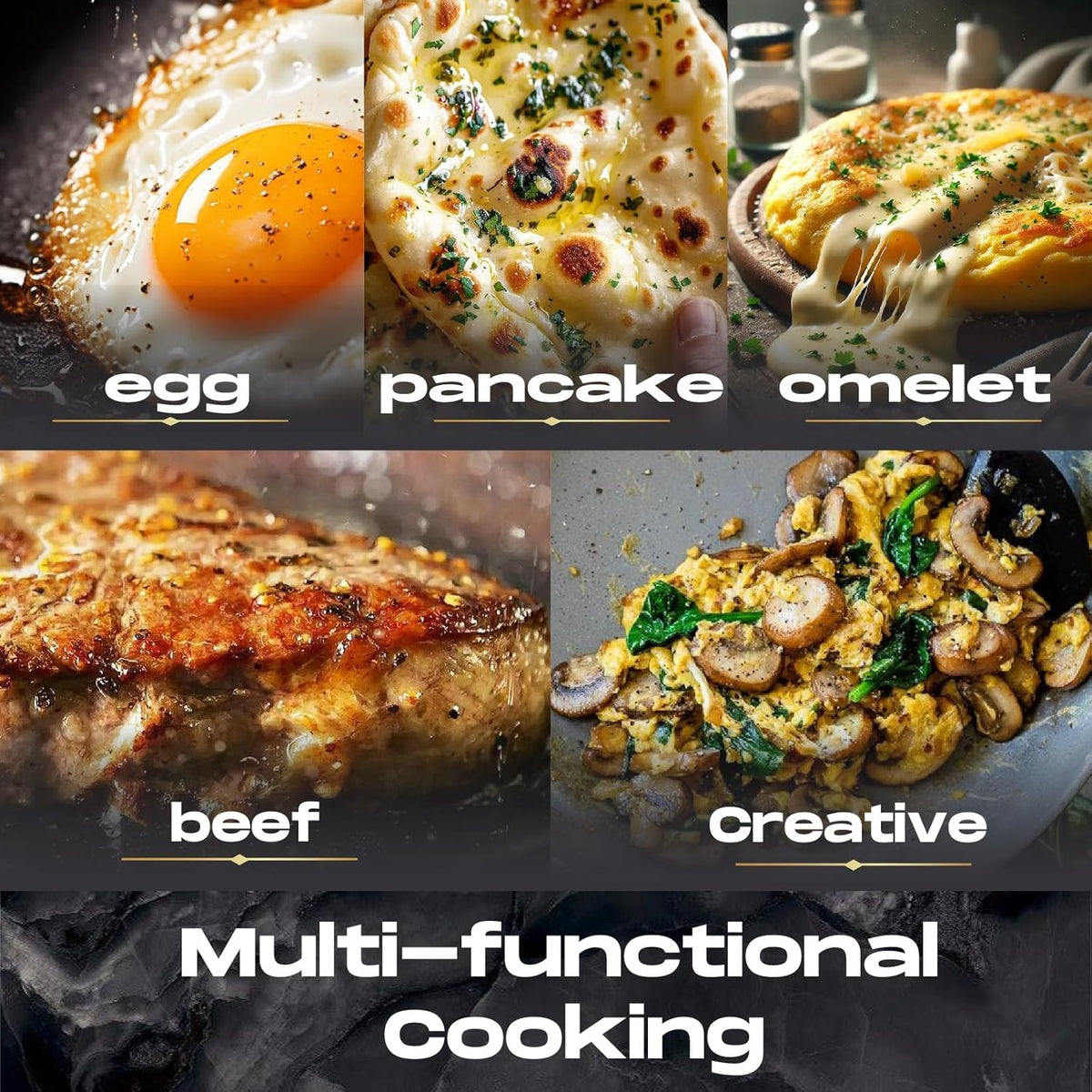 Dual Omelette Maker | Non-Stick 750W Double Egg Cooker