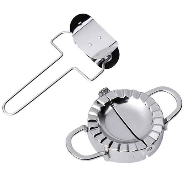 Dumpling Mold Maker | Hinged Press With Fluted Edge