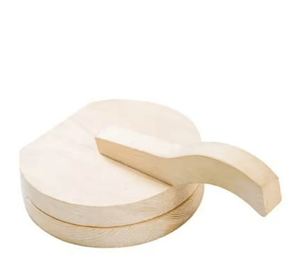 Dumpling & Pastry Press Solid Wood | Press-Action Wrapper Maker | Quick Uniform Wrappers for Ravioli and Pastry Dough