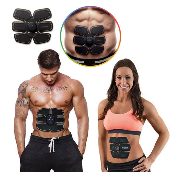 EMS Muscle Stimulator | 6 Modes, 9 Intensity Levels | Portable Muscle Toning Device for Active Lifestyles and Home Use