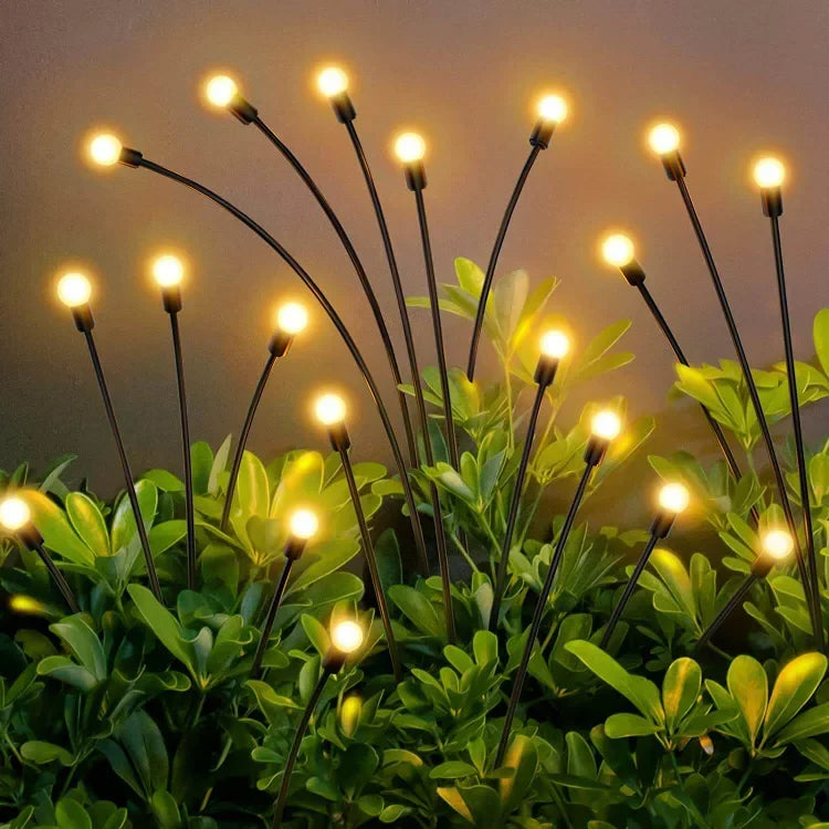 Solar LED Garden Lights | 8 or 10 Heads, Warm White Light | Weatherproof, Automatic Dusk-to-Dawn, No Wiring Needed 5