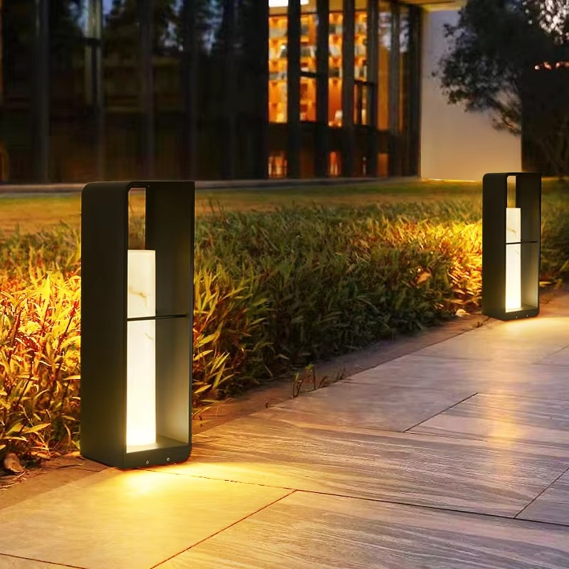 EcoBright | Solar Terrace Lamp with Warm LED Light - Durable Stainless Steel Design