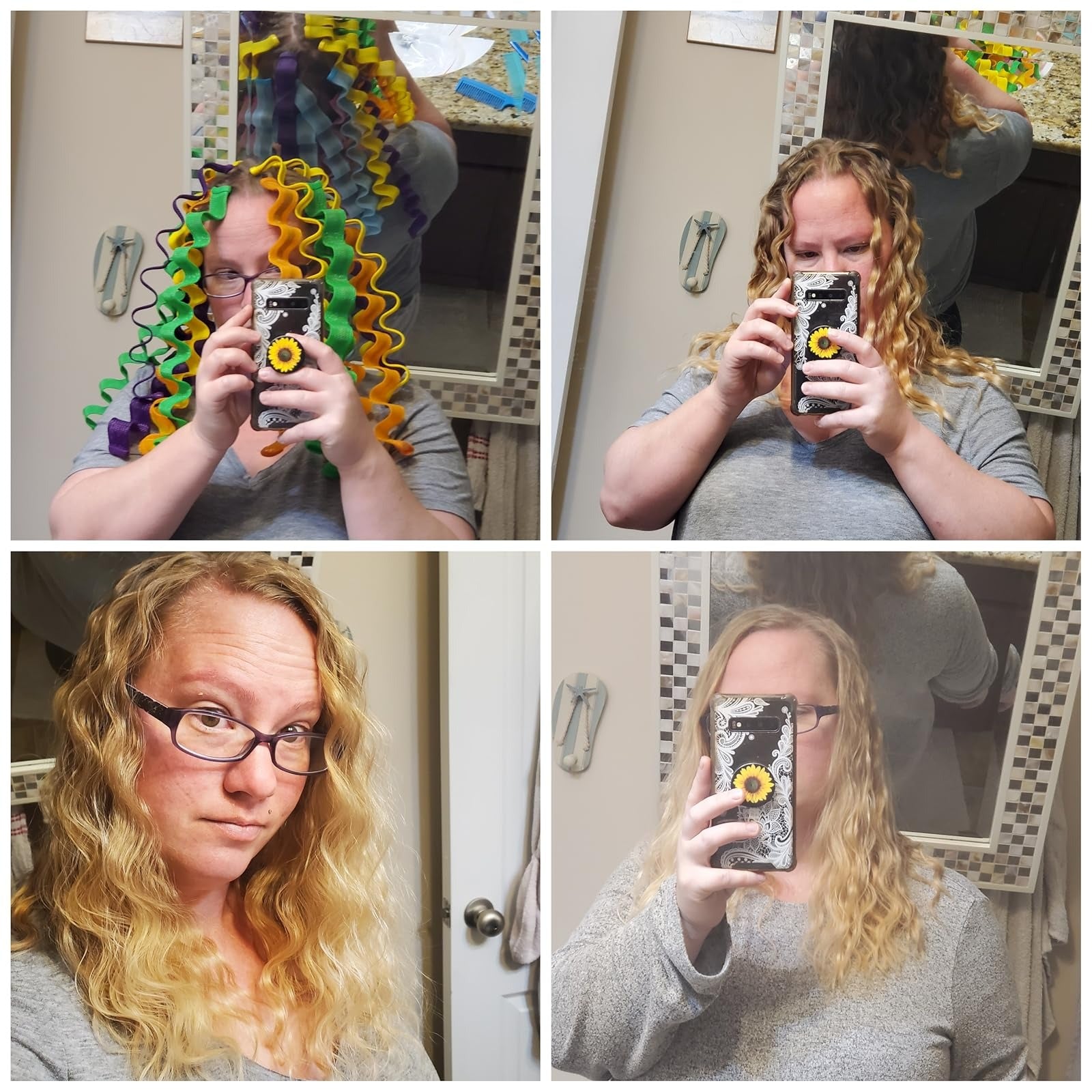 Effortless, Heat-Free Curls | Spiral Foam Hair Rollers for Damage-Free Overnight Waves