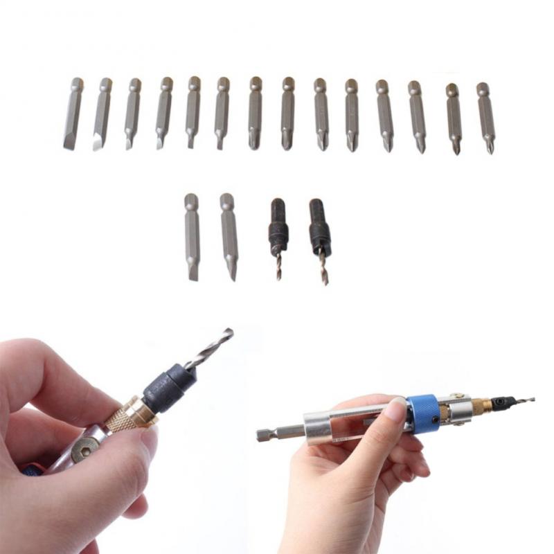 Electric Drill and Screwdriver Set | 2-in-1 Drill, Screwdriver and Impact Driver | Ideal for Woodworking Projects