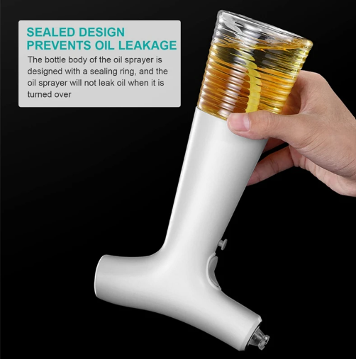 Electric Olive Oil Spray | One-Press Trigger, Clear Reservoir