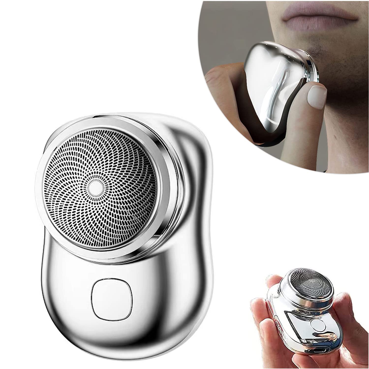 Electric Shaver | Pocket-Sized Rotary Design