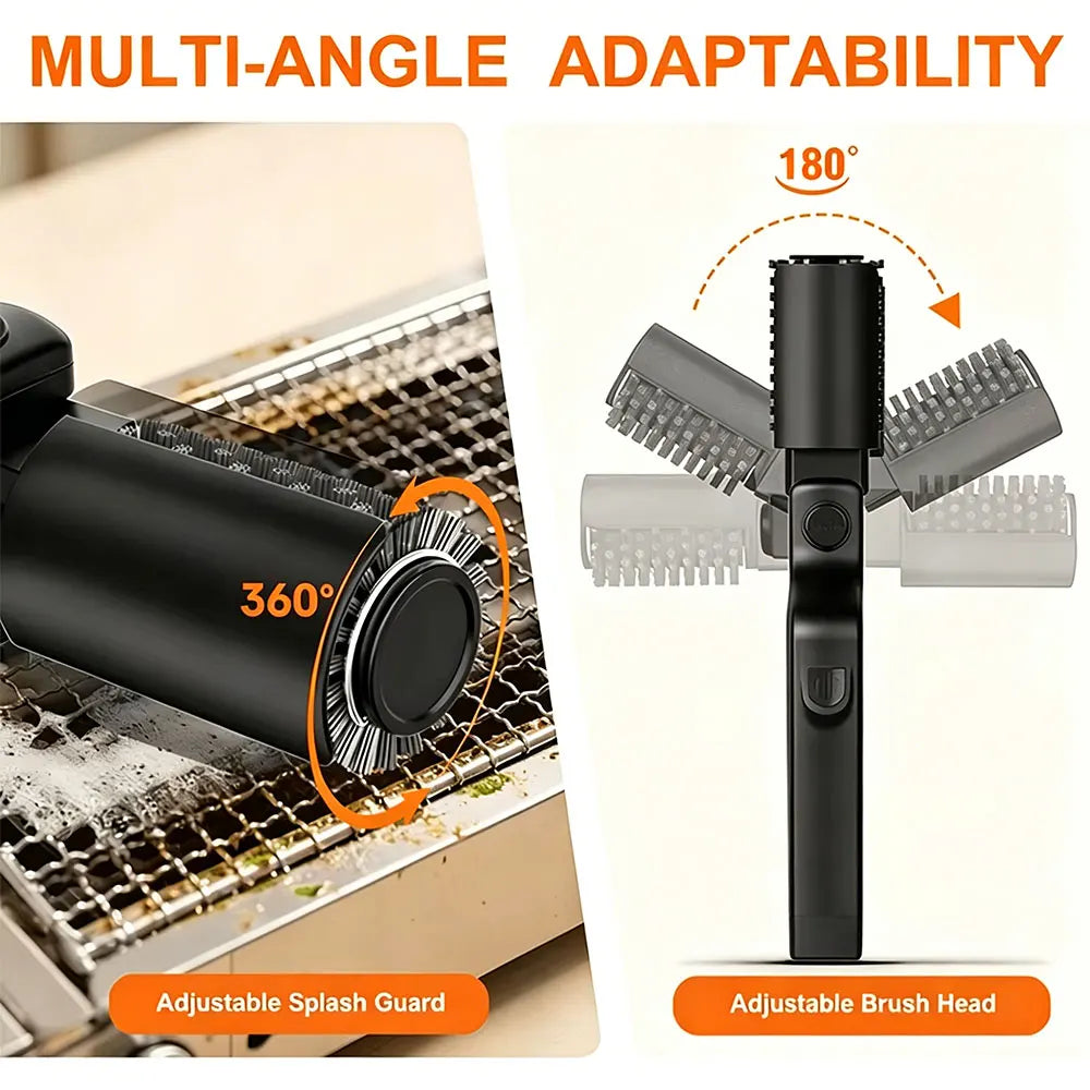 Electric BBQ Grill Brush Cleaner 3 Speed Cordless Grill Cleaning Brush 5