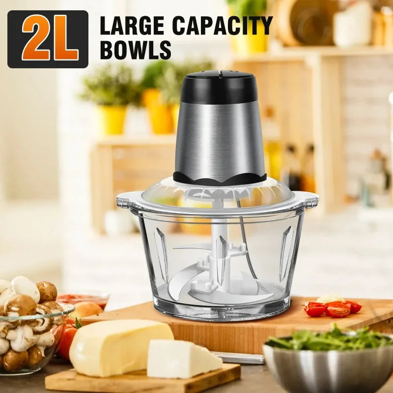 Electric Meat Grinder Food Chopper Processor Stainless Steel Blades 8