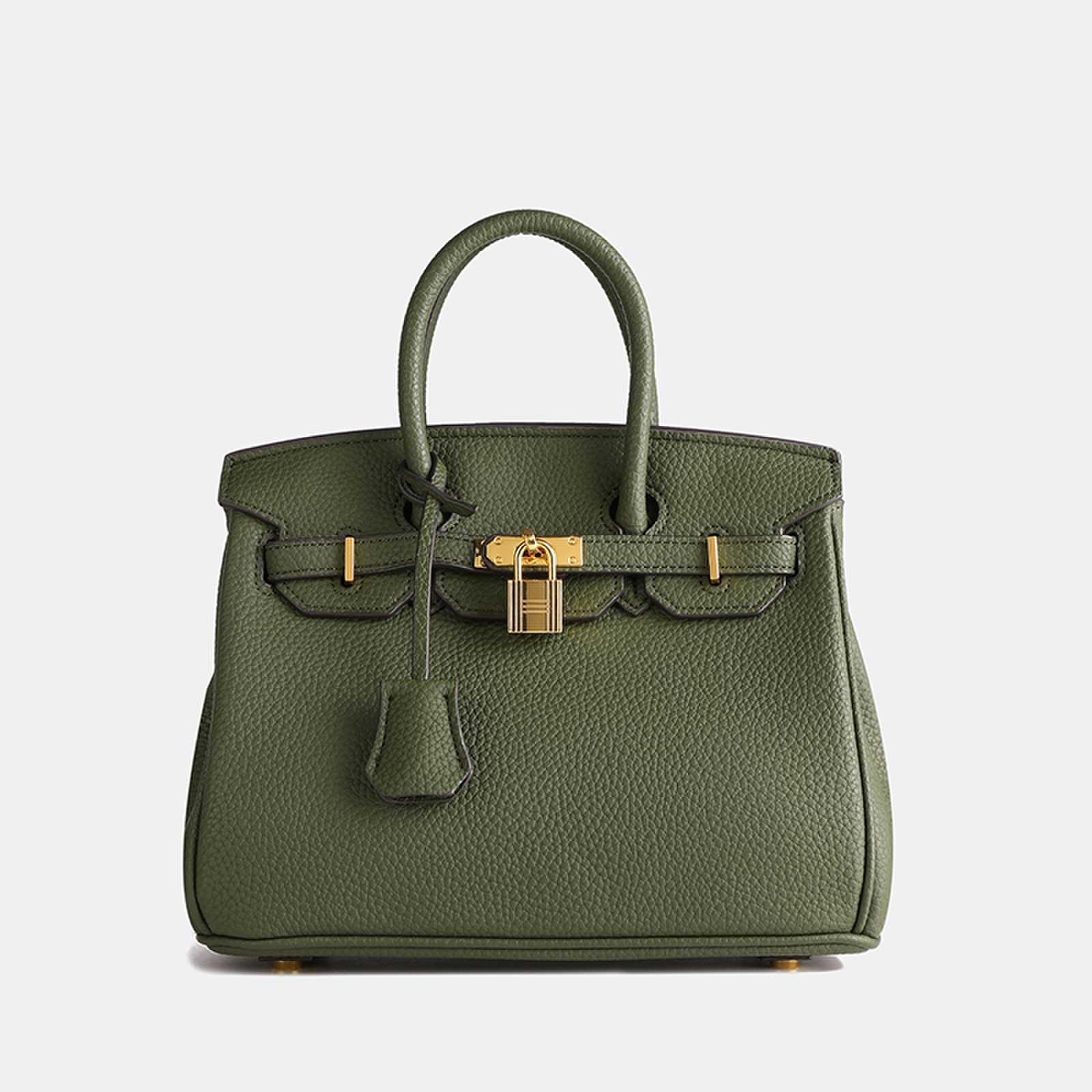 ElegantStyle | Women's Handbag - Structured Textured Design with Top Handles