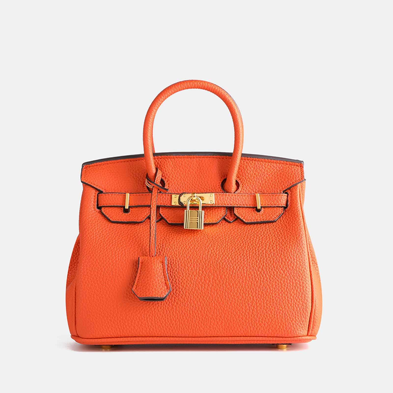 ElegantStyle | Women's Handbag - Structured Textured Design with Top Handles