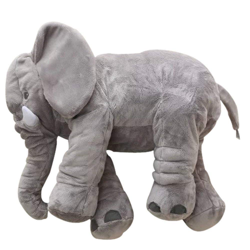 Elephant Pillow Soft Toy Plush | Soft Huggable Design for Cot or Bed | Comforting Companion for Babies and Kids