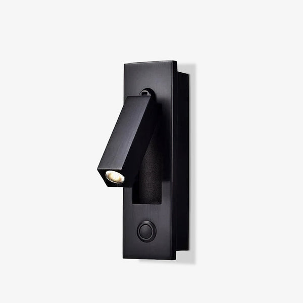 Wall Mounted Reading Light Adjustable Arm, Metal Dia 5 cm H 15.5-17.8 cm | Matte Black, Copper, Nickel | Warm/Cool White LED 17