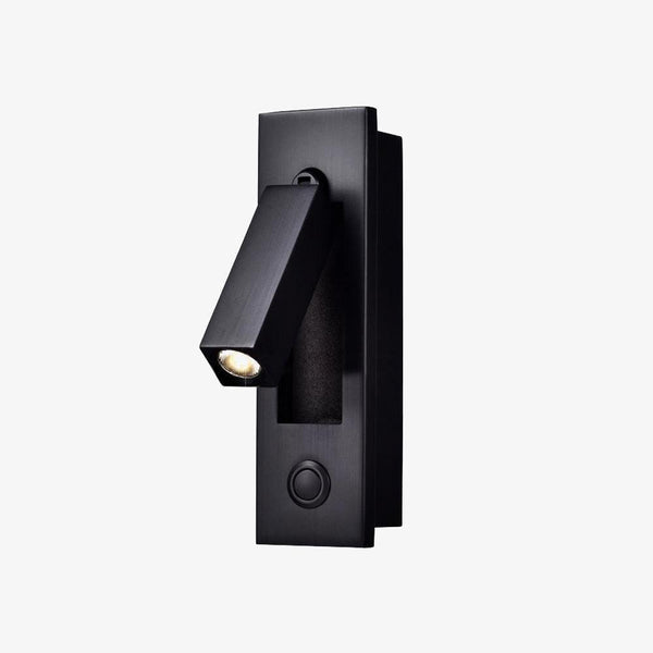 Wall Mounted Reading Light Adjustable Arm, Metal Dia 5 cm H 15.5-17.8 cm | Matte Black, Copper, Nickel | Warm/Cool White LED 2
