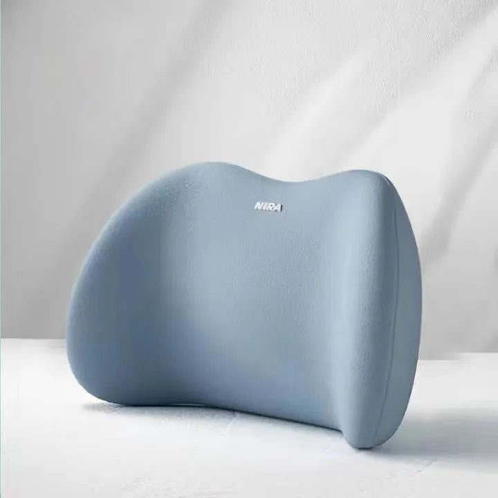 Ergonomic Car Pillow | ErgoRide Memory Foam Lumbar & Neck Support Set