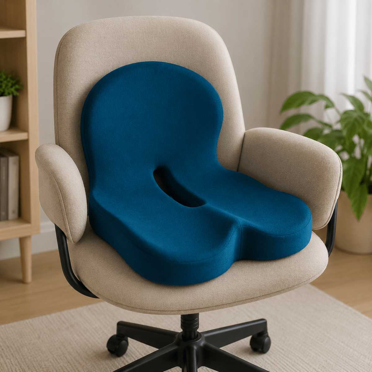 Ergonomic Night Pillow | Contoured Base And Lumbar Support
