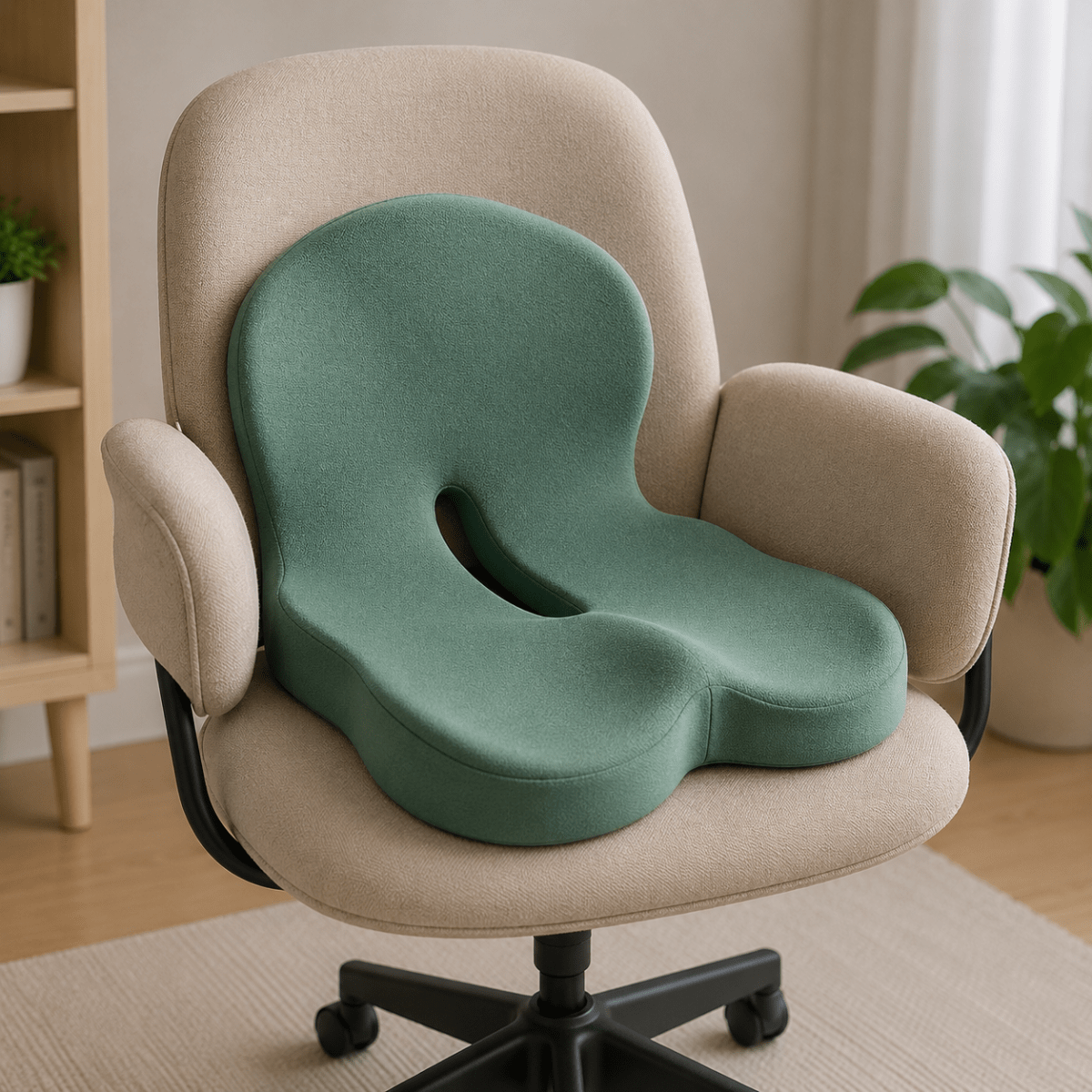 Ergonomic Night Pillow | Contoured Base And Lumbar Support