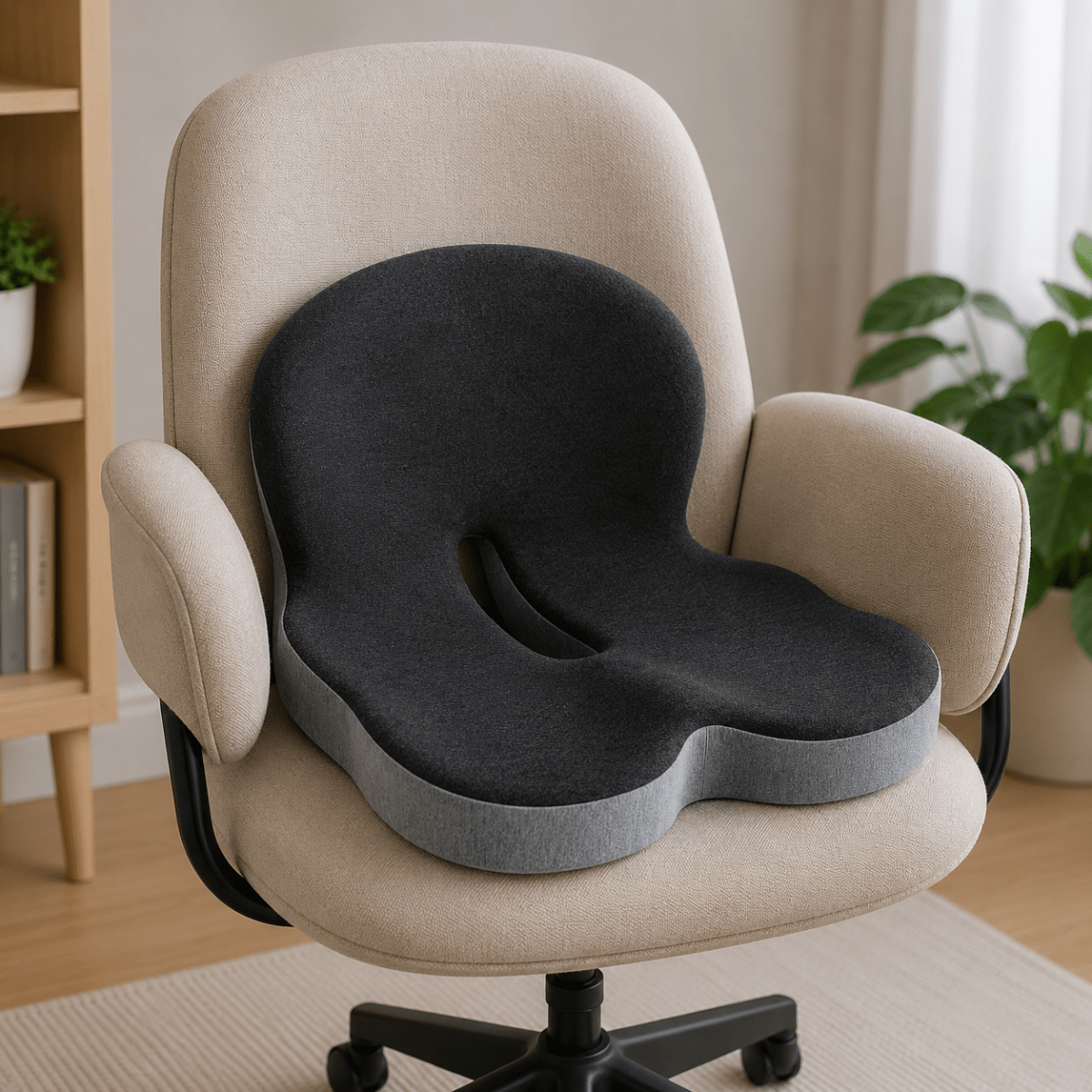Ergonomic Night Pillow | Contoured Base And Lumbar Support