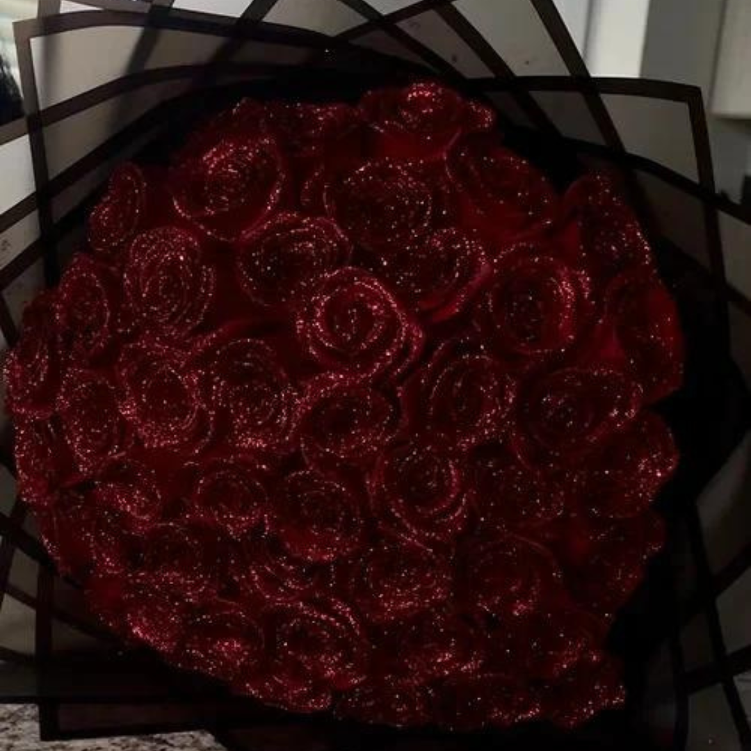 Eternal Blossom Glitter Roses 3