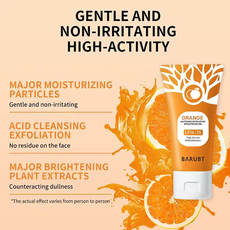 Exfoliating Gel | Orange Enzyme Brightening Face Scrub Cleanser