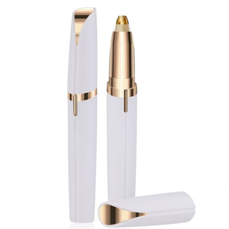 Eyebrow & Face Trimmer for Women | 360° Rotating Head, LED Light, USB Rechargeable | Painless, No Nicks or Redness