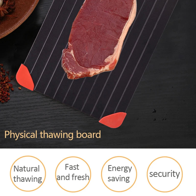 Fast Defrosting Tray | Grooved Plate With Corner Feet