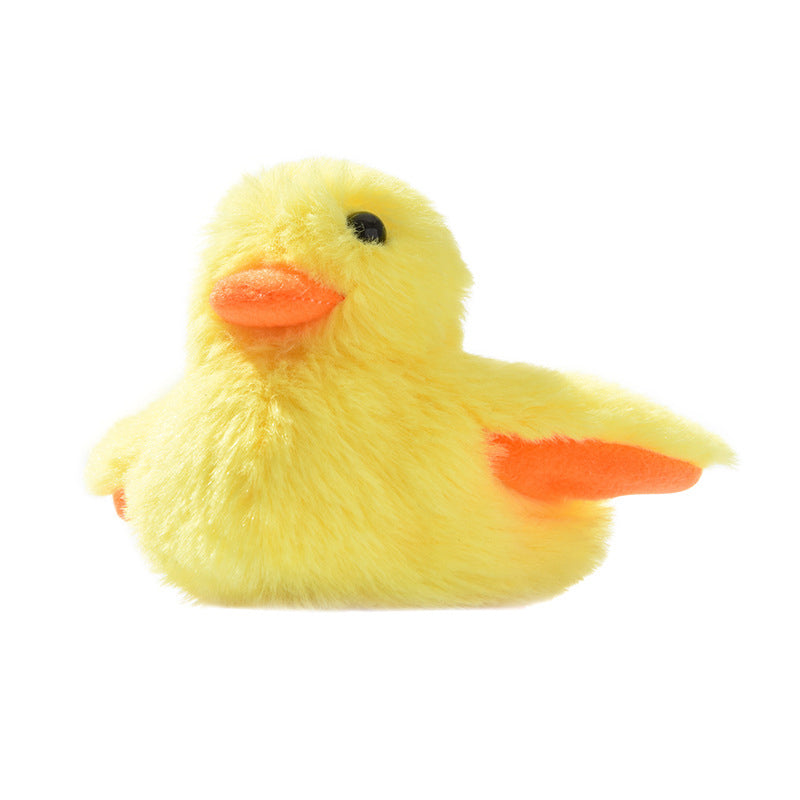 Flapping Duck Cat Toy | Motion Sensor Activated Flapping and Quacking | USB Rechargeable Plush Interactive Toy for Cats