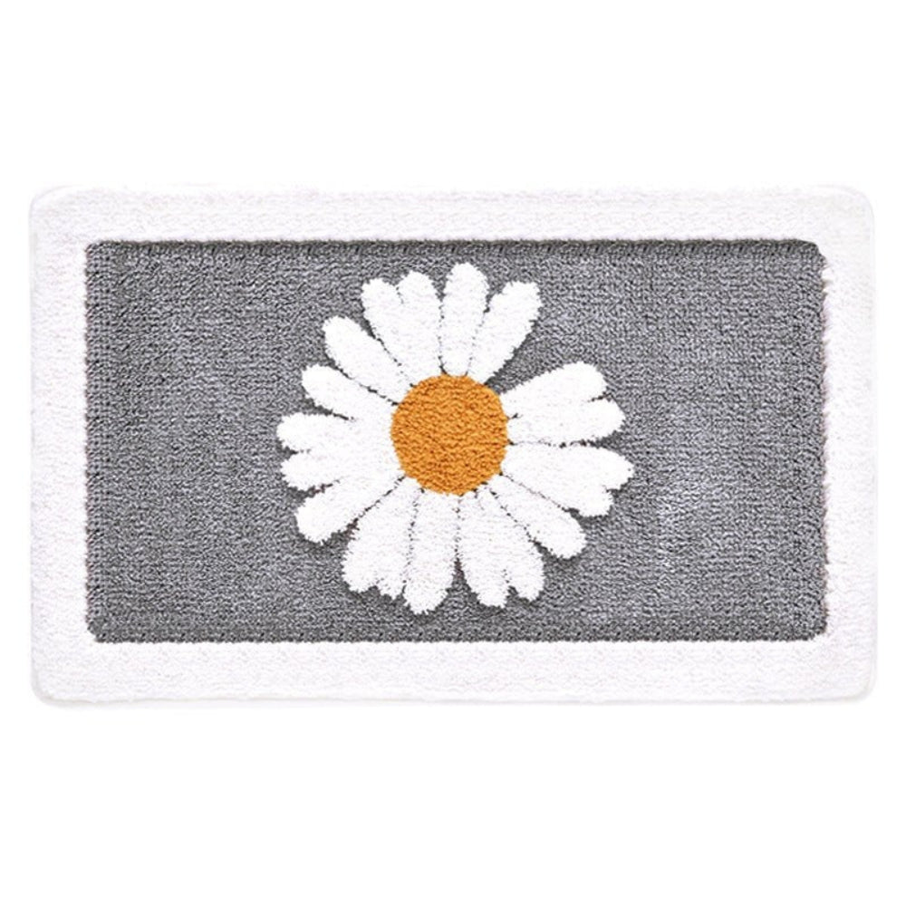 Fleur | Plush Floral Bath Mat – Non-Slip Microfiber Design 7