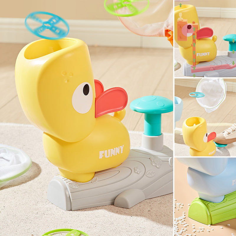 Flying Saucer Catapult Toy | Stomp-Launch Outdoor Game for Kids | High-Toughness ABS Build for Active Play & Reflexes