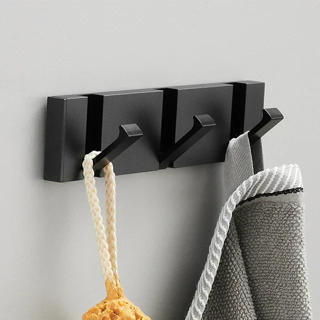 Foldable Wall Coat Hooks – Space Saving Heavy Duty Door & Bathroom Robe Hook 14