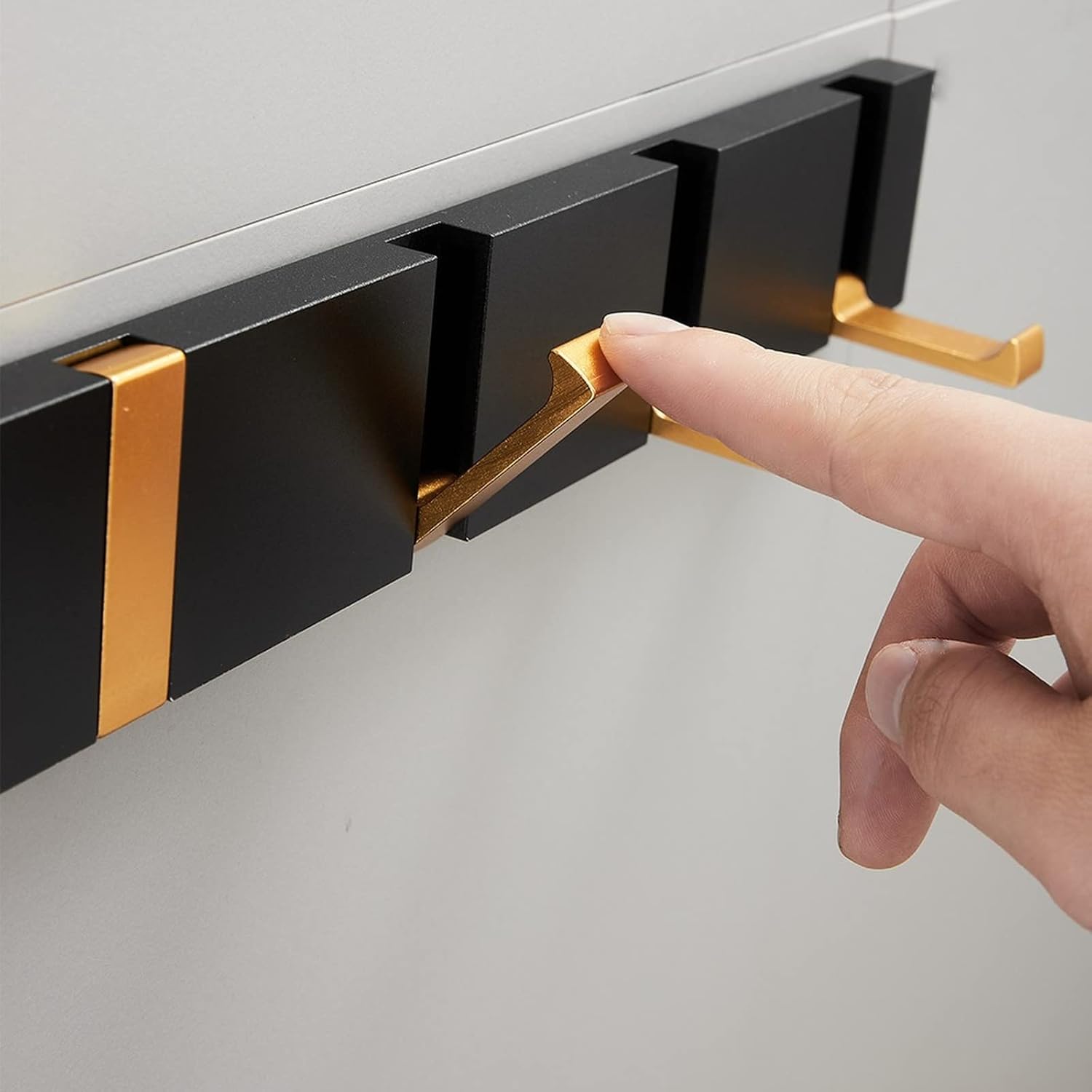 Foldable Wall Coat Hooks – Space Saving Heavy Duty Door & Bathroom Robe Hook 5