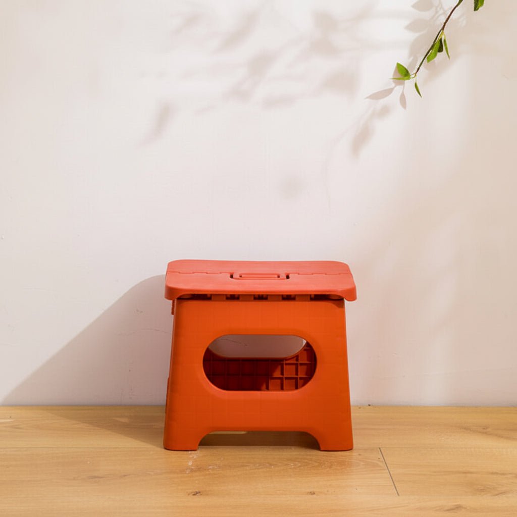Folding Step Stool | Lightweight Portable Plastic Stool