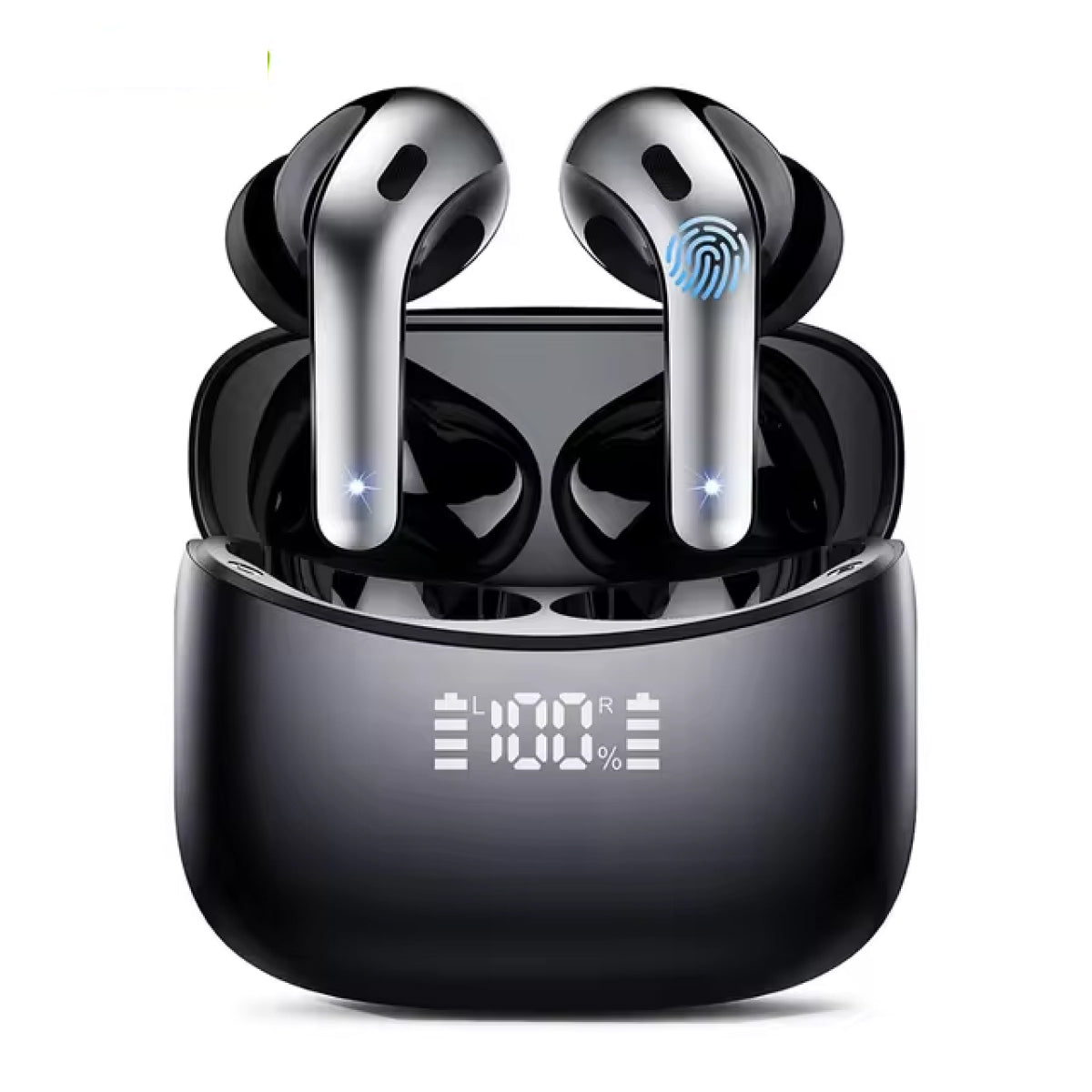 Wireless Earbuds Bluetooth 5.3 | IPX7 Waterproof, Noise Cancelling | 52-Hour Battery, LED Display, Wireless Charging Case 1