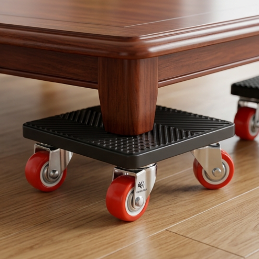 Furniture Moving Tool Set | Lever Bar & 360° Swivel Wheels | Lifts Up to 1,102 lbs Without Help or Floor Damage