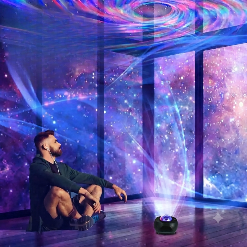 Galaxy Projector Night Light USB Powered App Control 2