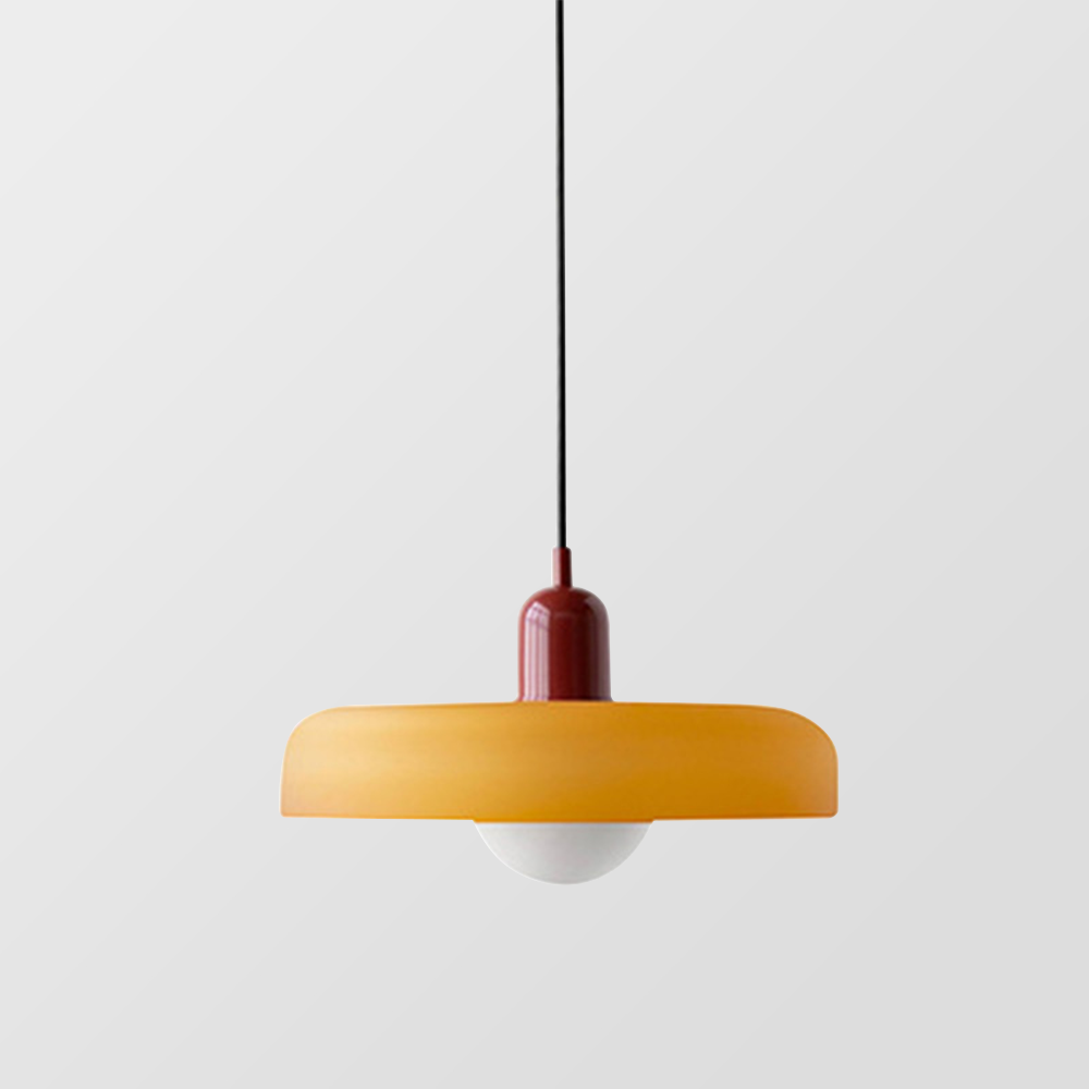Glass Pendant Light | Adjustable Cable Length & G9 Fitting | Diffused, Warm Glow for Dining and Living Spaces Alike