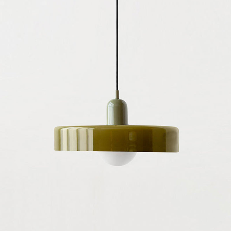 Glass Pendant Light | Adjustable Cable Length & G9 Fitting | Diffused, Warm Glow for Dining and Living Spaces Alike