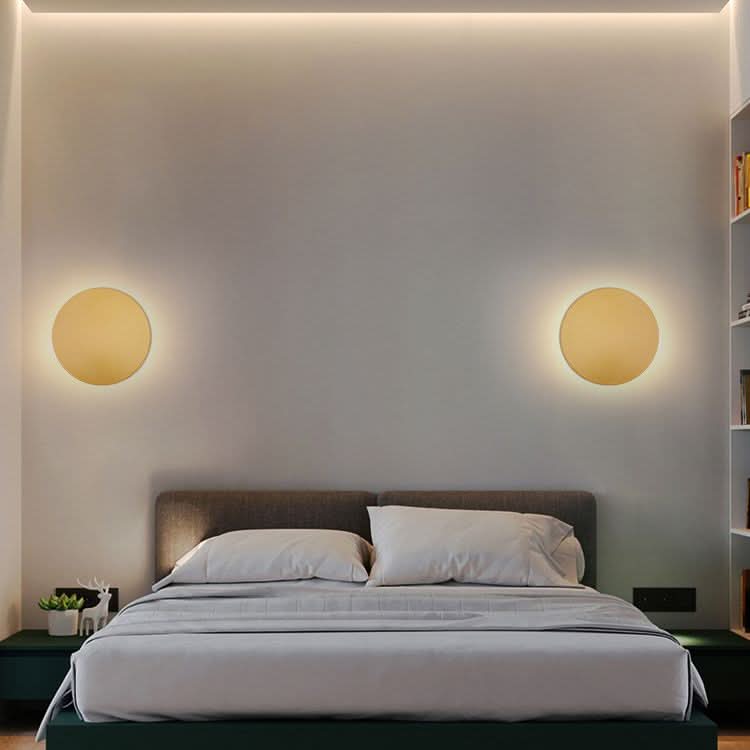 GlowNight | Wall Light Set - Modern Metal Round Design