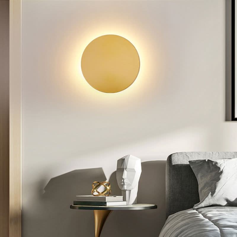 GlowNight | Wall Light Set - Modern Metal Round Design