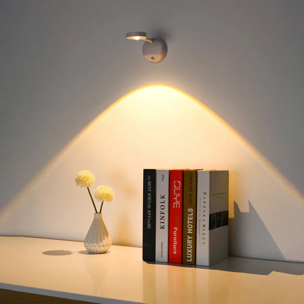 LED Motion Sensor Spotlight | 360° Rotation, 2200 mAh Rechargeable Battery | Wall or Table Mount, 3 Colour Temperatures 7