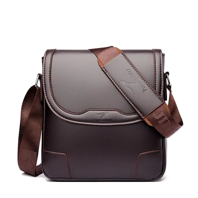 Gustavo | Men's Messenger Bag - Elegant Leather Design with Organized Compartments
