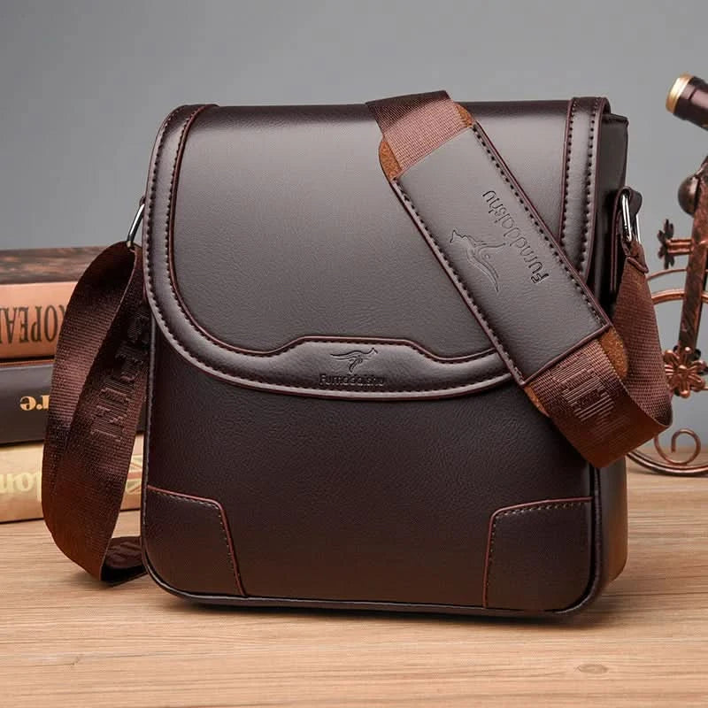Gustavo | Men's Messenger Bag - Elegant Leather Design with Organized Compartments