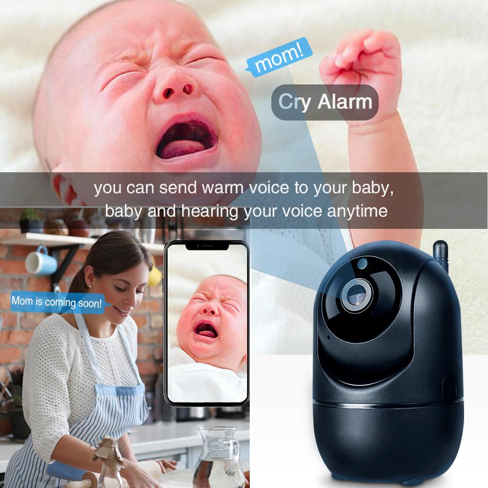 Video Baby Monitor WiFi Camera | 1080P Night Vision & Two-Way Audio | PTZ Control, Cloud Storage, 64GB Support 5