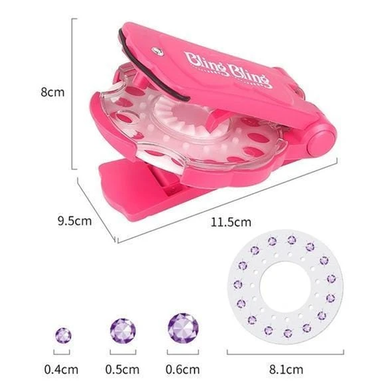 Hair Gem Stapler | Sparkly Self-Adhesive Diamonds