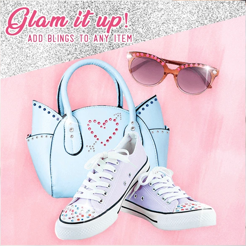 Hair Gem Stapler | Sparkly Self-Adhesive Diamonds
