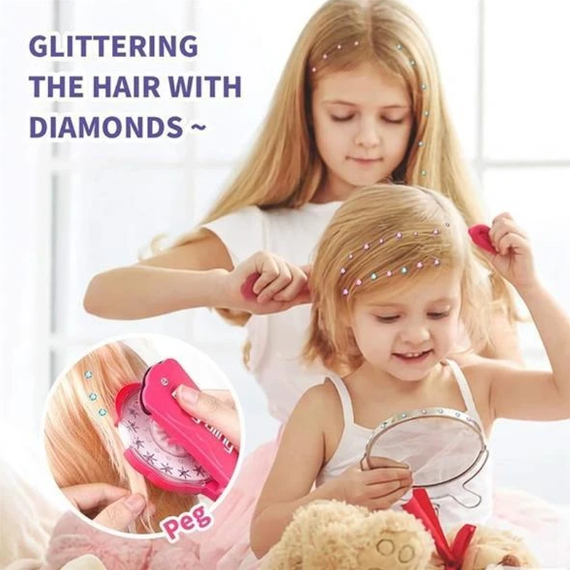 Hair Gem Stapler | Sparkly Self-Adhesive Diamonds