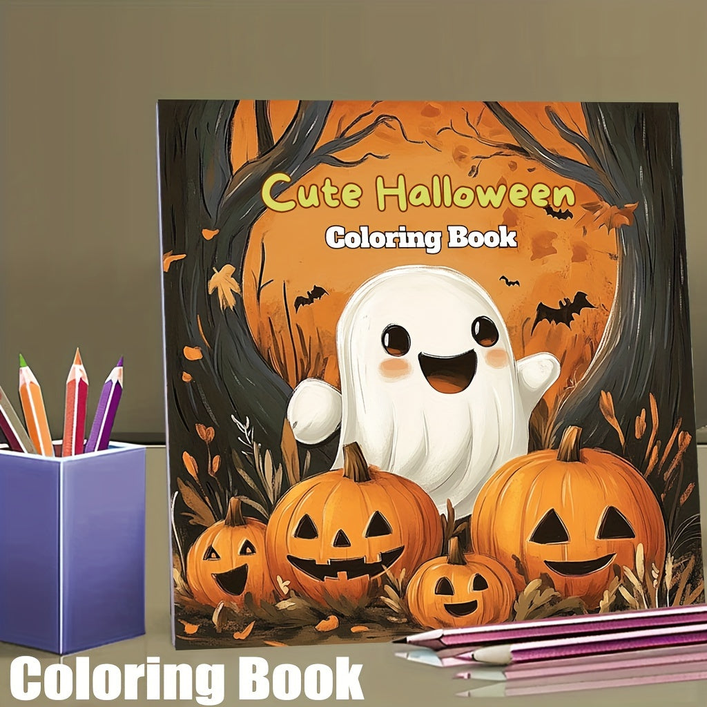 Halloween Colouring Book for Adults | Intricate Spooky Pumpkin & Witch Designs | Stress Relief & Mindfulness Art Therapy