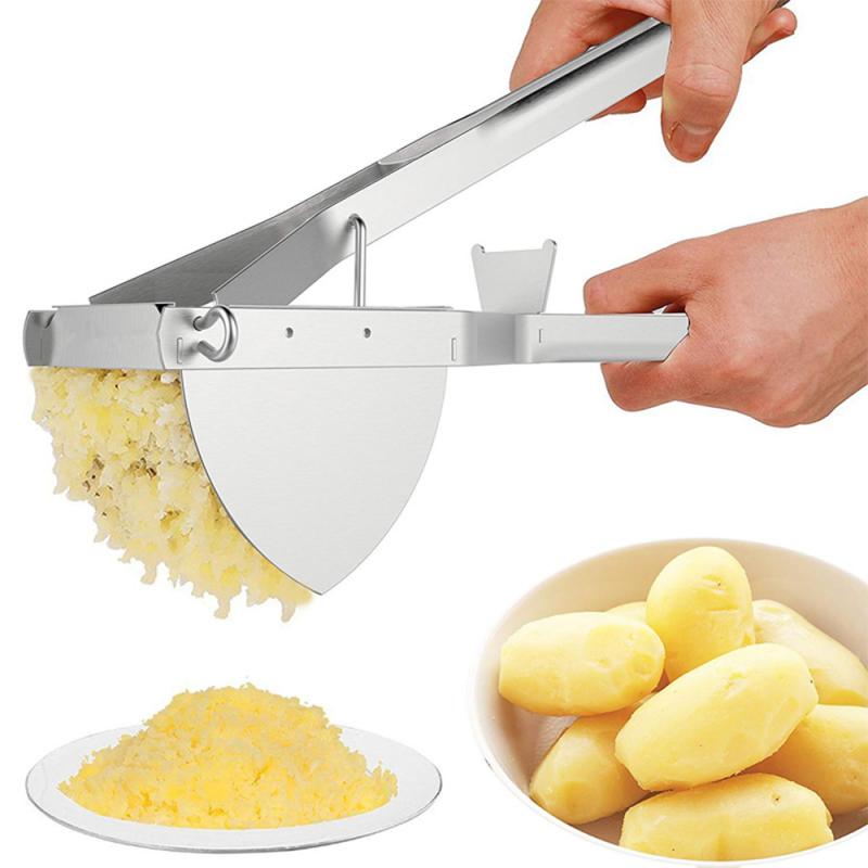 Hand Pressed Ricer | Long Lever Arms, Perforated Bed