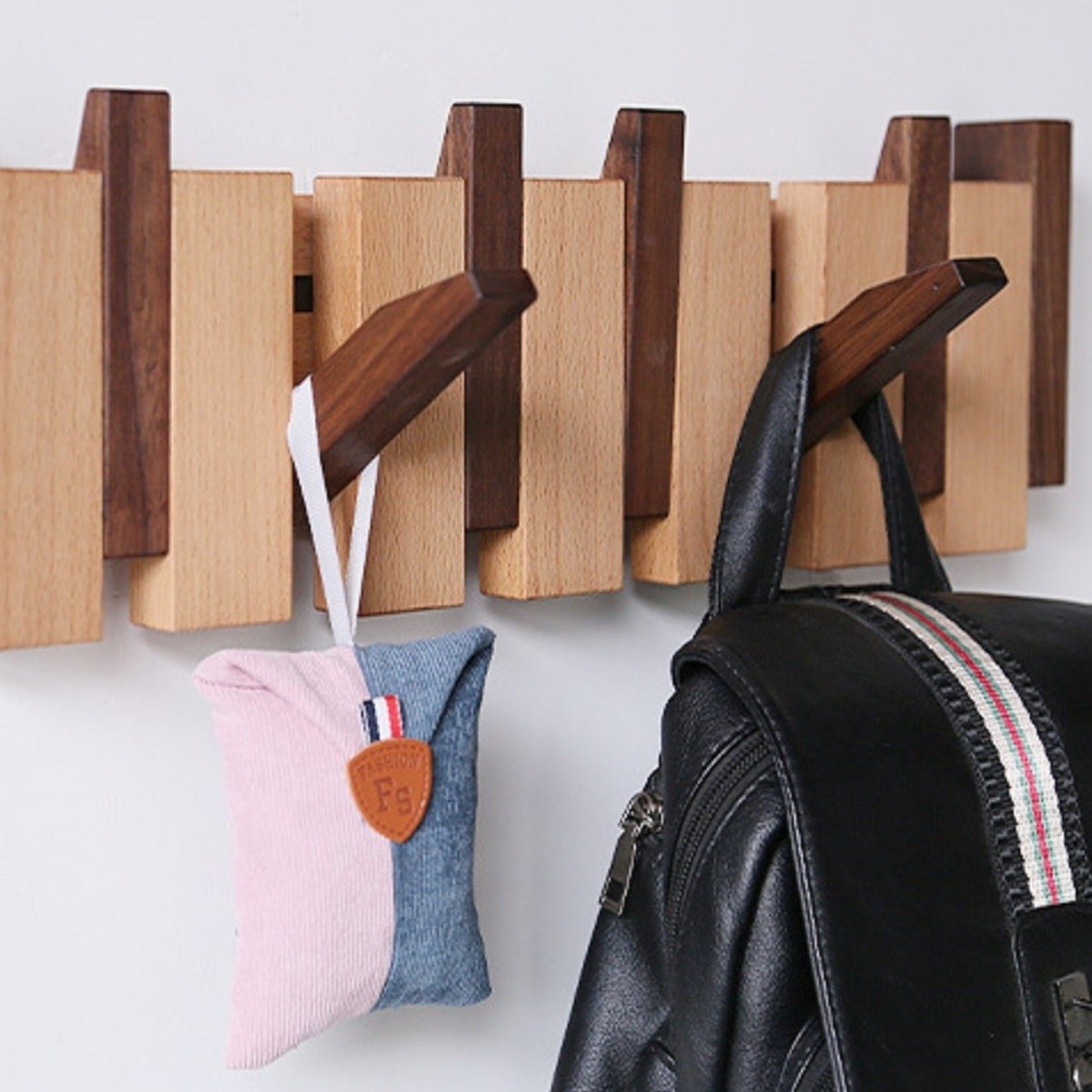 Handcrafted Piano Coat Rack | Unique Wooden Design With Multiple Hooks