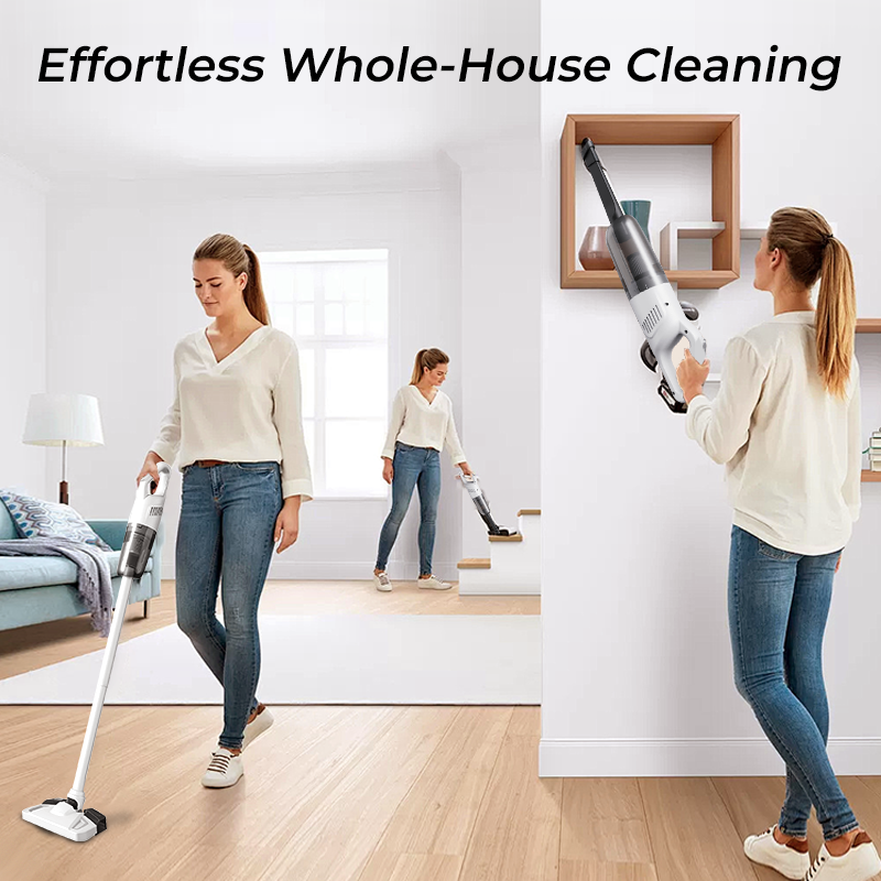 Handheld Cordless Vacuum Cleaner | High-Suction Portable Design | Lightweight Multi-Surface Cleaning for Home and Car
