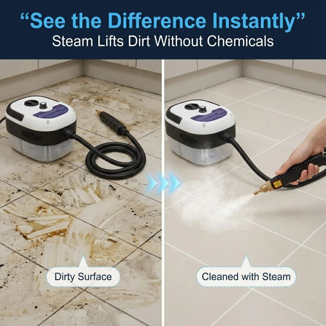 Handheld Steam Cleaner – High Temperature Steam | Portable Cleaning Machine for Grease & Grime Removal 4